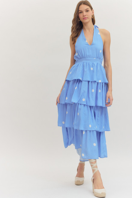 Skyline soiree halter maxi