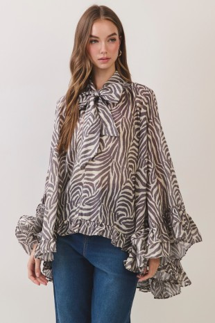 Wildest Dreams Statement Bow Blouse