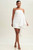 Side drape mini dress