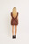 Chestnut ruffle mini