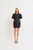 Black jacquard mini
