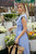 V neck zip midi