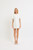White jacquard mini