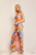 Honeysuckle floral maxi