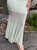 Mint sheer bottom maxi