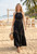 Got your work cut out halter maxi