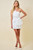 Kate asymmetrical peplum mini