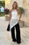 Amalfi lace asymmetric top