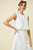 Denim zip stich detail midi set