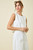 Denim zip stich detail midi set