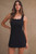 Scalloped socialite mini