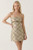 Gilded Deco Mini Dress