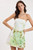 Matcha mojito strapless mini