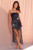 Midnight Fringe Midi Dress