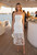 Champagne Confetti Disc Lace Midi Dress