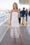 Champagne Confetti Disc Lace Midi Dress