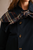 Midnight Highlands Plaid Cape Trench Jacket