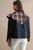Midnight Highlands Plaid Cape Trench Jacket