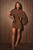 Mocha Sheer Cape Mini
