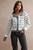 Mixed Media Stripe Cardigan