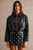 Retro Rebellion Coated Polka Dot Skort