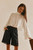Ghost Ruffle Mock-Neck Blouse