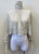 Ghost Ruffle Mock-Neck Blouse