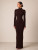 Toasted Truffle Ribbed Mock Neck Maxi