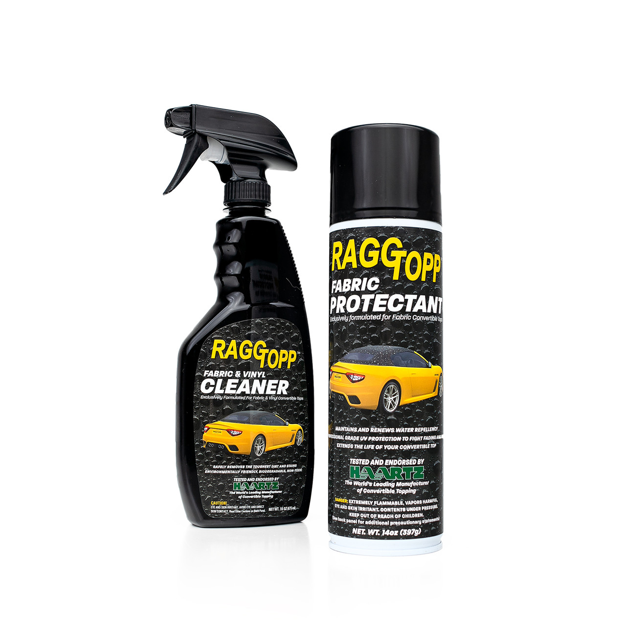 Raggtopp Convertible Top Fabric Cleaner Protectant Kit The Rag Company