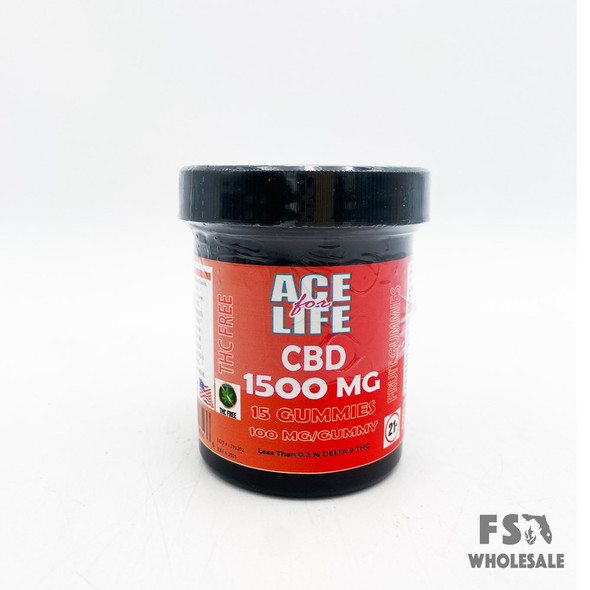 ACE FOR LIFE CBD GUMMIES 1500MG - FRUIT