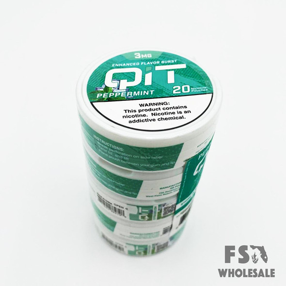 QIT NICOTINE POUCHES 3MG - PEPPERMINT 