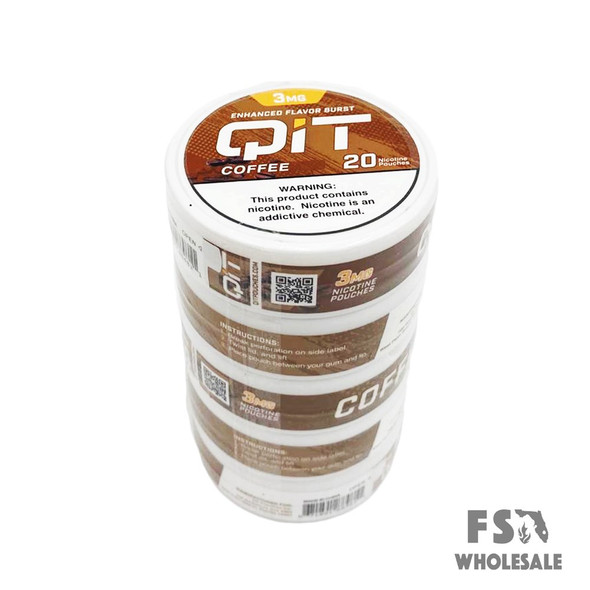 QIT NICOTINE POUCHES 03MG - COFFEE  