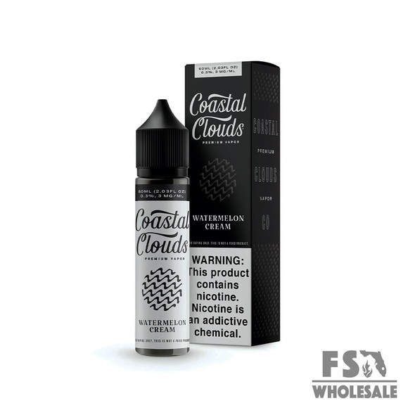 COASTAL CLOUDS 60ML E-LIQUID 0MG - WATERMELON CREAM