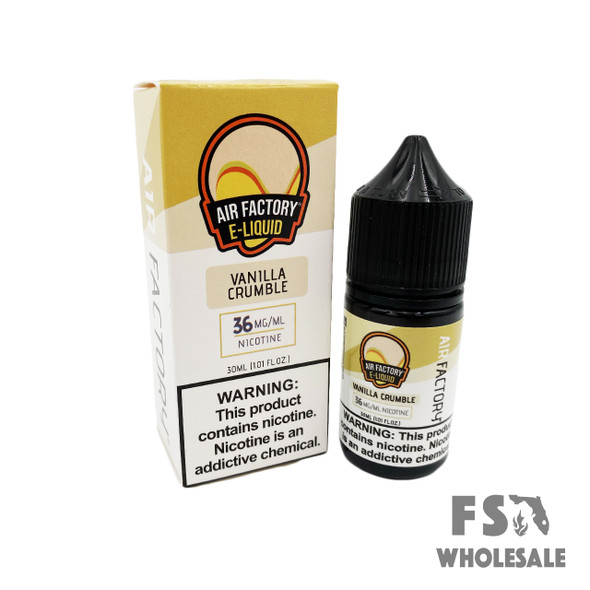 AIR FACTORY 30ML SALT 36MG - VANILLA CRUMBLE