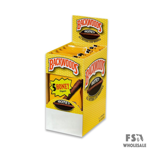 BACKWOODS ALL NATURAL CIGARS 5/PK - HONEY