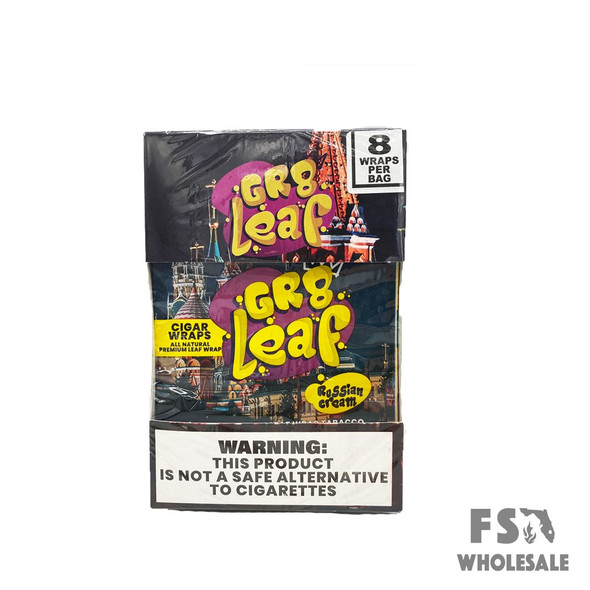 GR8 LEAF WRAPS 8/PK -RUSSIAN CREAM