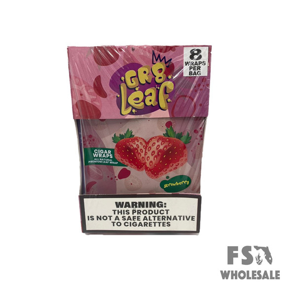 GR8 LEAF WRAPS 8/PK -STRAWBERRY