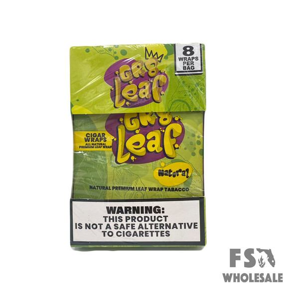 GR8 LEAF WRAPS 8/PK -NATURAL