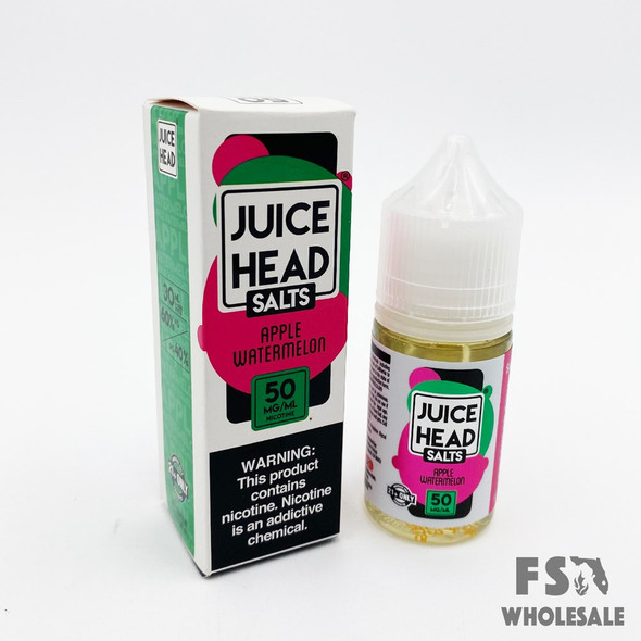 JUICE HEAD 30ML SALT 50MG - APPLE WATERMELON