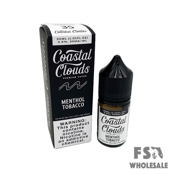 COASTAL CLOUDS 30ML SALT 35MG - MENTHOL TOBACCO