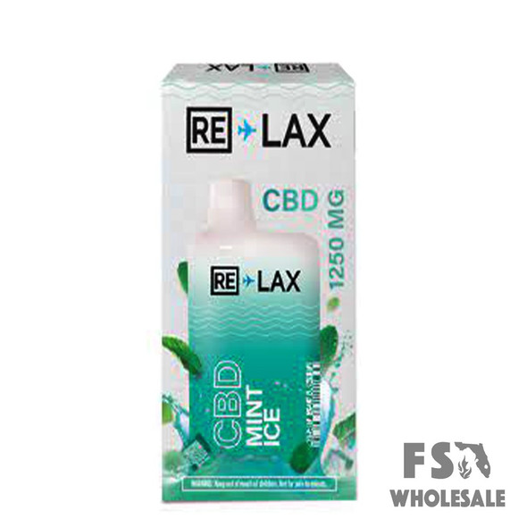 RE-LAX CBD DISPOSABLE 1250MG - MINT ICE