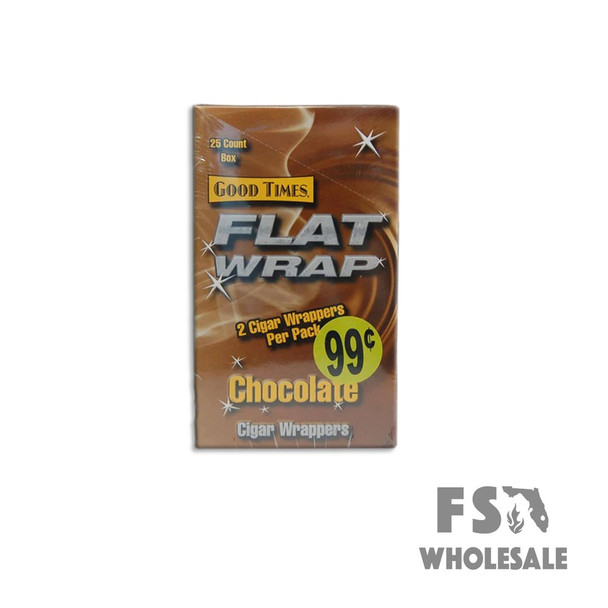 GOODTIMES FLAT WRAPS .99 2/PK - CHOLCOLATE