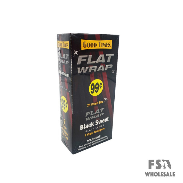 GOODTIMES FLAT WRAPS .99 2/PK - BLACK SWEET