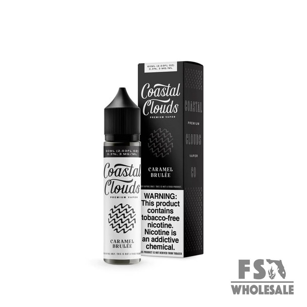 COASTAL CLOUDS 60ML E-LIQUID 06MG - CARAMEL BRULEE