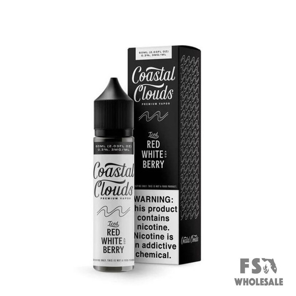 COASTAL CLOUDS 60ML E-LIQUID 03MG - ICED RED WHITE BERRY