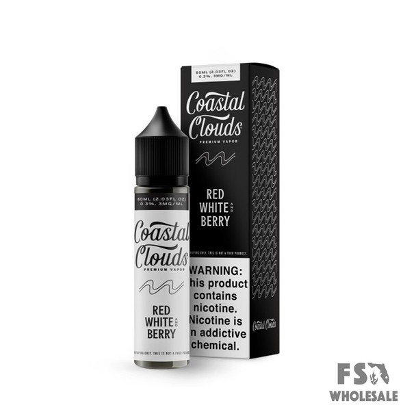 COASTAL CLOUDS 60ML E-LIQUID 06MG - RED WHITE BERRY 