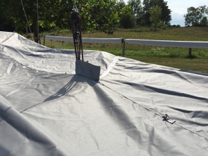 J/70 Travel Mooring Cover with Mainsheet Cut Out