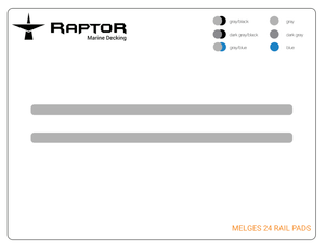 Raptor Melges 24 Rail Pads