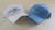 Always Happy. Never Satisfied. © - Light Blue & White Hats