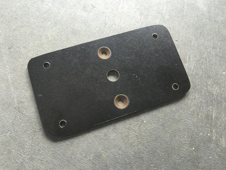 Flush mount plate for 